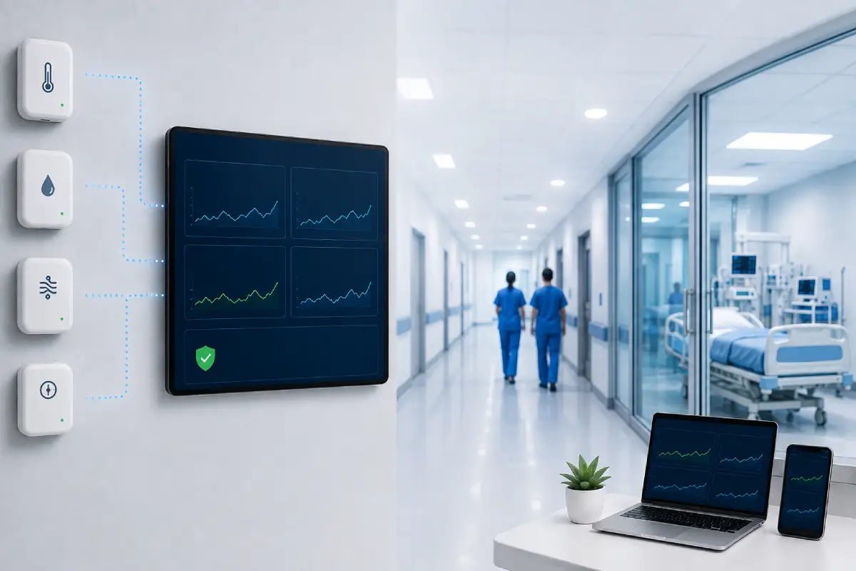 Healthcare Environmental Monitoring: Why Hospitals Need Real-Time IoT Sensors